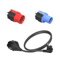NRGkick 20001060, Steckdosenadapter, Schwarz, Blau, Rot