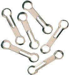 Kugelkettenschliesse 3,6mm mess.-verchr.