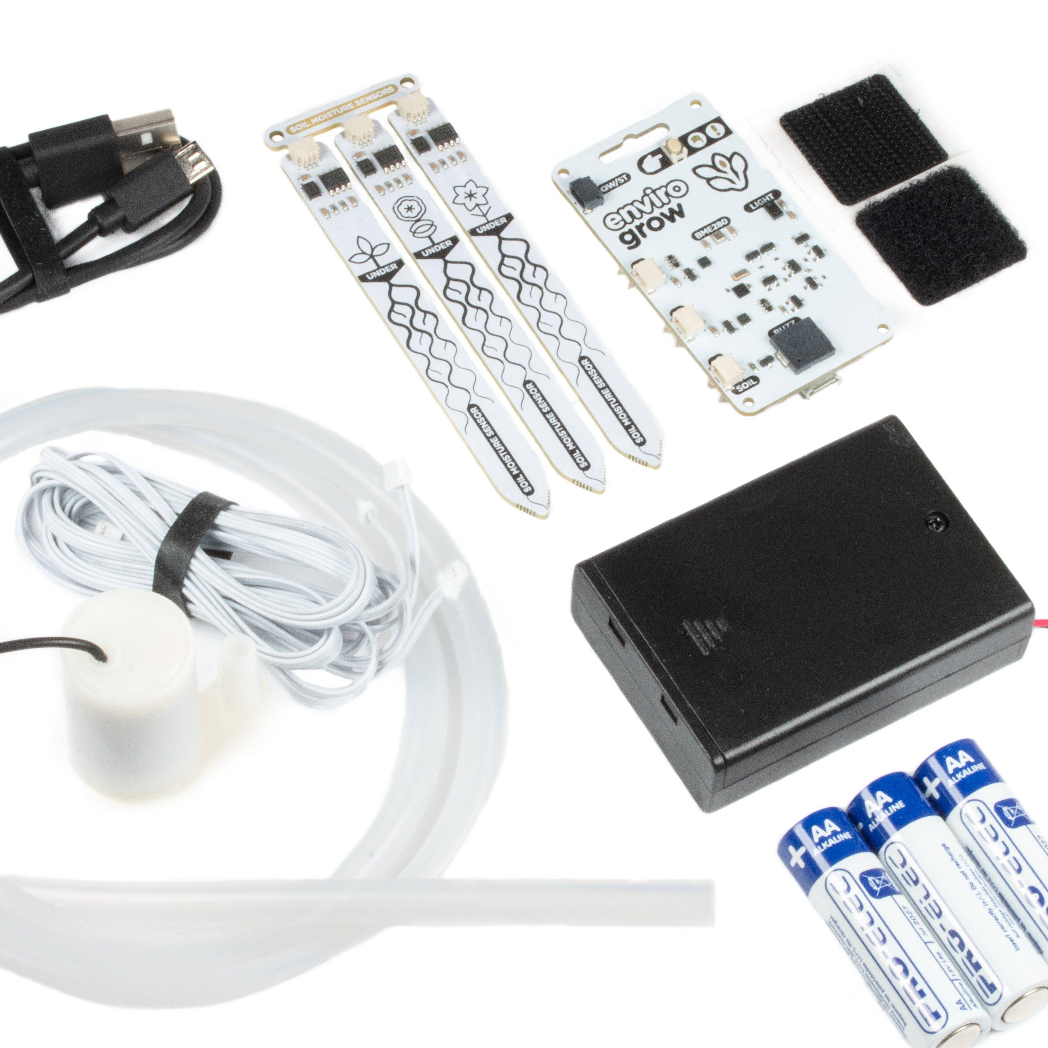 Enviro Grow (Pico W Aboard), Enviro Grow + Sensors