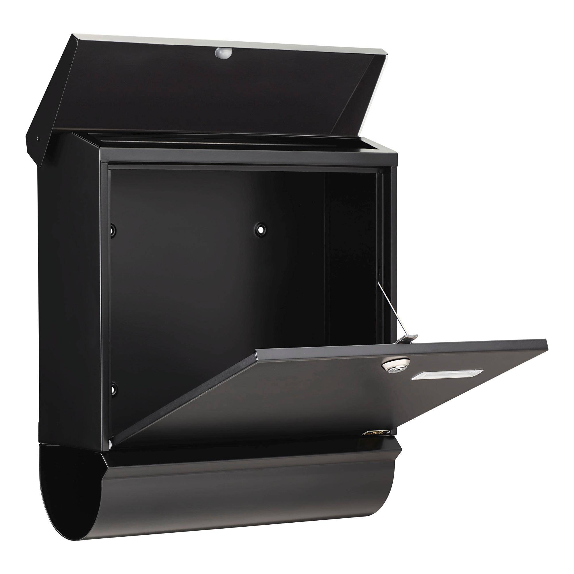BURG WÄCHTER Briefkasten + Box COMFORT-SET 91300 S Farbe schwarz