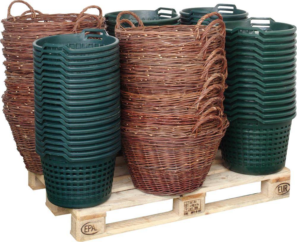 Gartenkorb Kunststoffu. Weide Classic FWDisplayB eschaffungsartikel