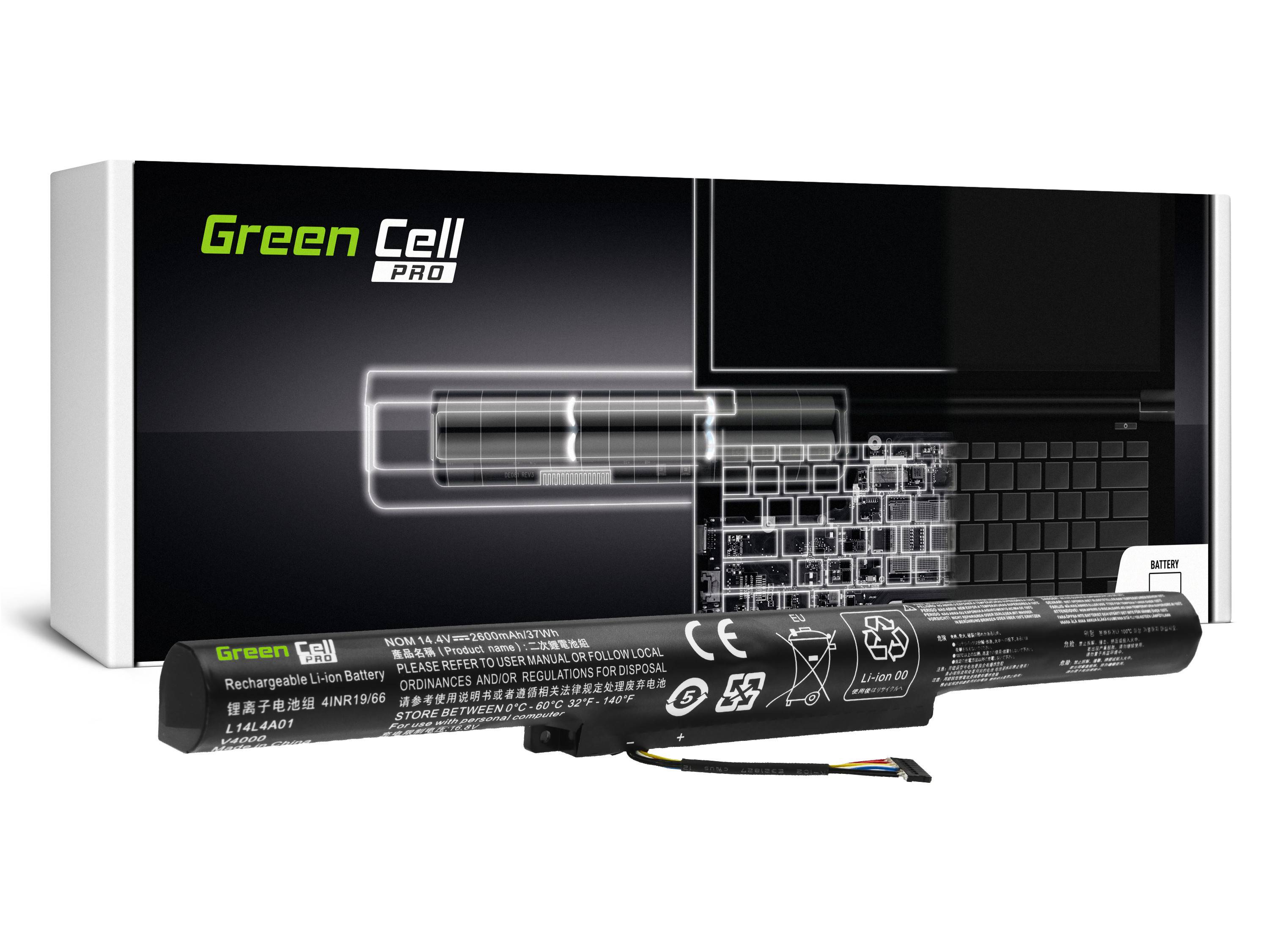 PRO Laptop Akku L14L4A01 für Lenovo Z51 Z51-70 - 14.4V - 2600mAh