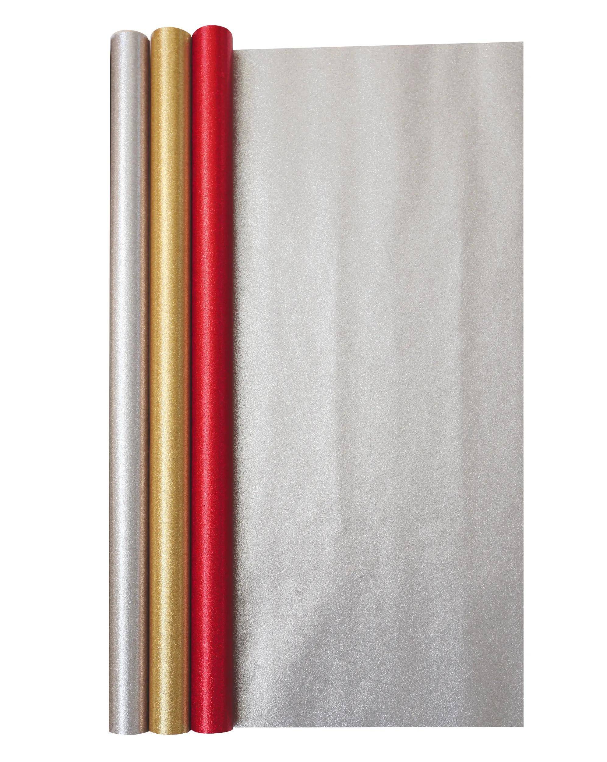 Clairefontaine 35x Geschenkpapierrolle 1,50x0,70m Glitzer sortiert 201795C