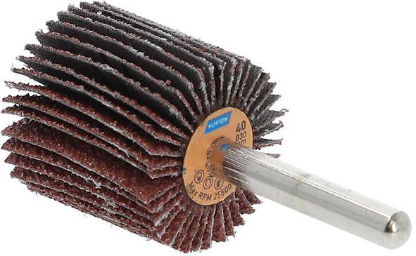 Fächerschleifer m.Schaft R207Plus 30x30x6 P40