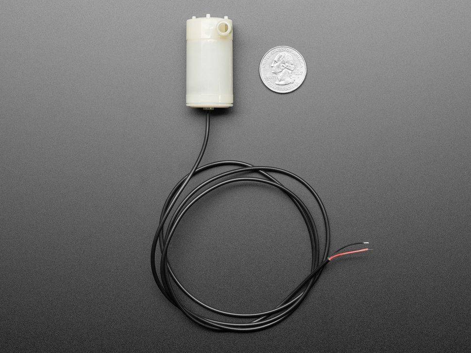 Adafruit Tauchbare 3V DC-Wasserpumpe mit 1 Meter Kabel - Horizontal