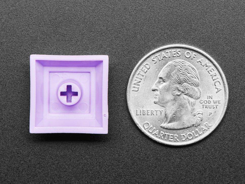 Lila DSA Keycaps für MX-kompatible Schalter, 10er-Pack