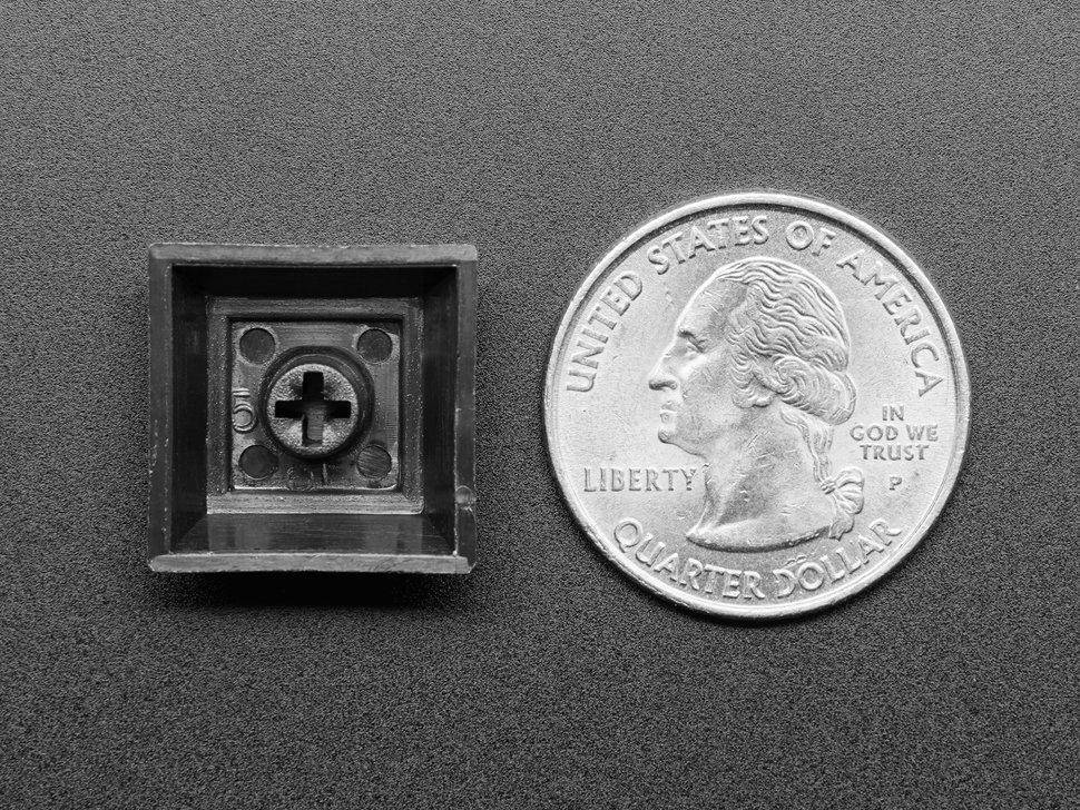 Schwarze DSA Keycaps für MX-kompatible Schalter, 10er-Pack