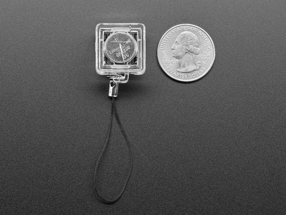 Adafruit Beleuchteter Schlüsselanhänger - Taster, weiße LED