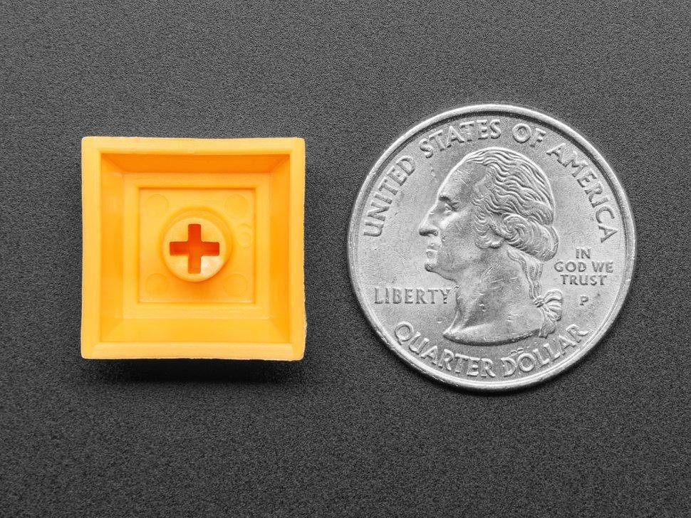 Orange DSA Keycaps für MX-kompatible Schalter, 10er-Pack