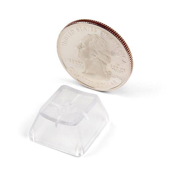 Keycap für Cherry MX Drucktaster, R2, transparent