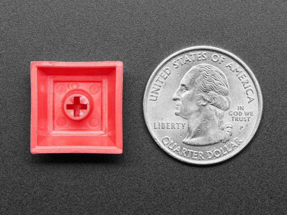 Rote DSA Keycaps für MX-kompatible Schalter, 10er-Pack