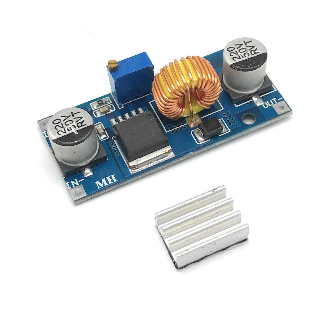 Netzteilmodul 4-38V -> 1,25-36V / 5A mit Lötpads