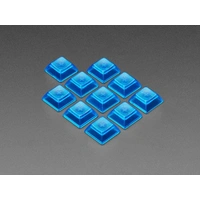 Durchsichtige Blaue DSA Keycaps für MX-kompatible Schalter, 10er-Pack Durchsichtige Blaue DSA Keycaps für MX-kompatible Schalter, 10er-Pack