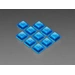 Durchsichtige Blaue DSA Keycaps für MX-kompatible Schalter, 10er-Pack Durchsichtige Blaue DSA Keycaps für MX-kompatible Schalter, 10er-Pack