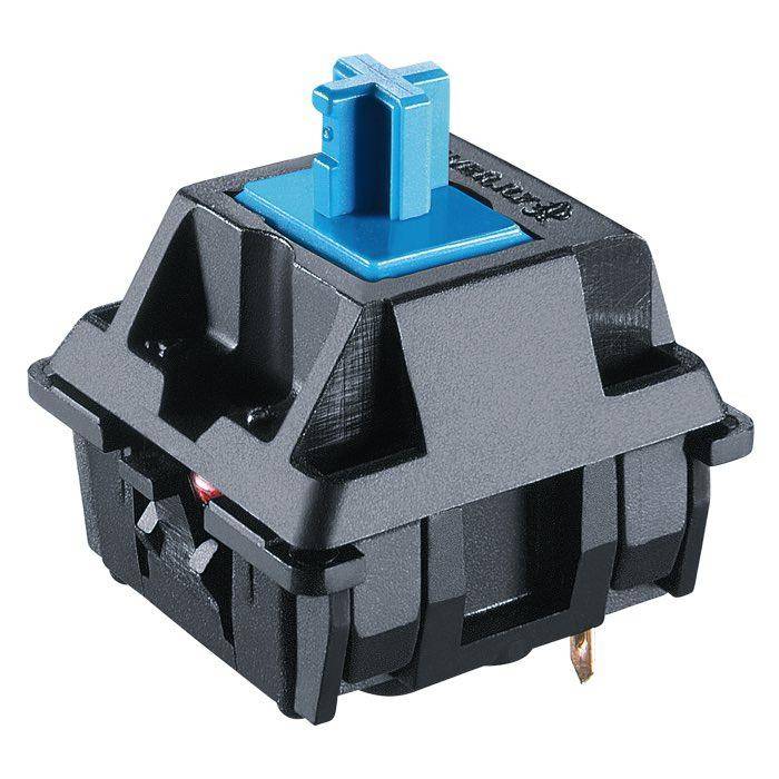 CHERRY MX Blue Drucktastenmodul, PCB Fixierzapfen