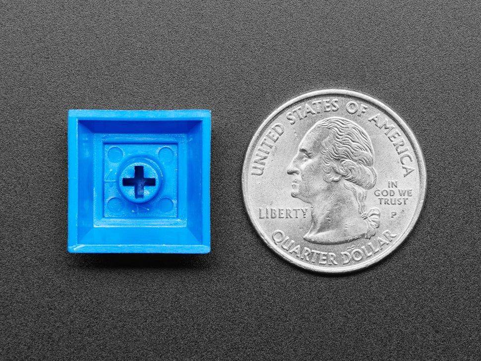 Blaue DSA Keycaps für MX-kompatible Schalter, 10er-Pack