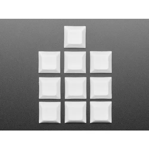 Weiße DSA Keycaps für MX-kompatible Schalter, 10er-Pack Weiße DSA Keycaps für MX-kompatible Schalter, 10er-Pack