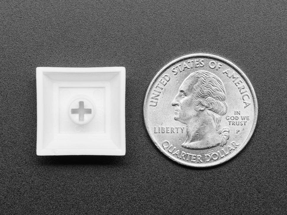 Weiße DSA Keycaps für MX-kompatible Schalter, 10er-Pack