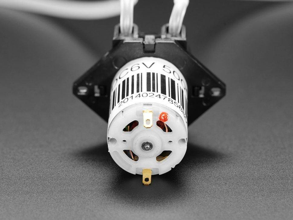 Adafruit Peristaltische Flüssigkeitspumpe mit Silikonschlauch - 5V bis 6V DC