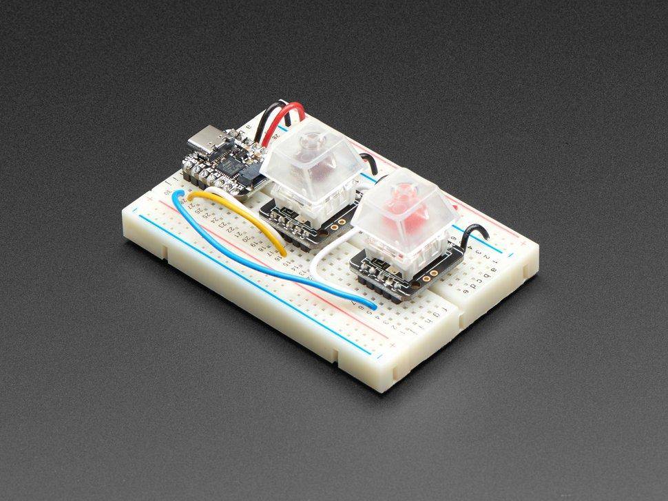 Durchsichtige Tastenkappen für MX-kompatible Schalter, 10er-Pack