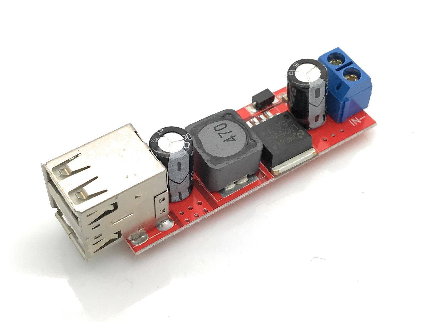 2 x Netzteilmodul 6 - 40V -> 5V / 3A mit 2x USB Ausgang