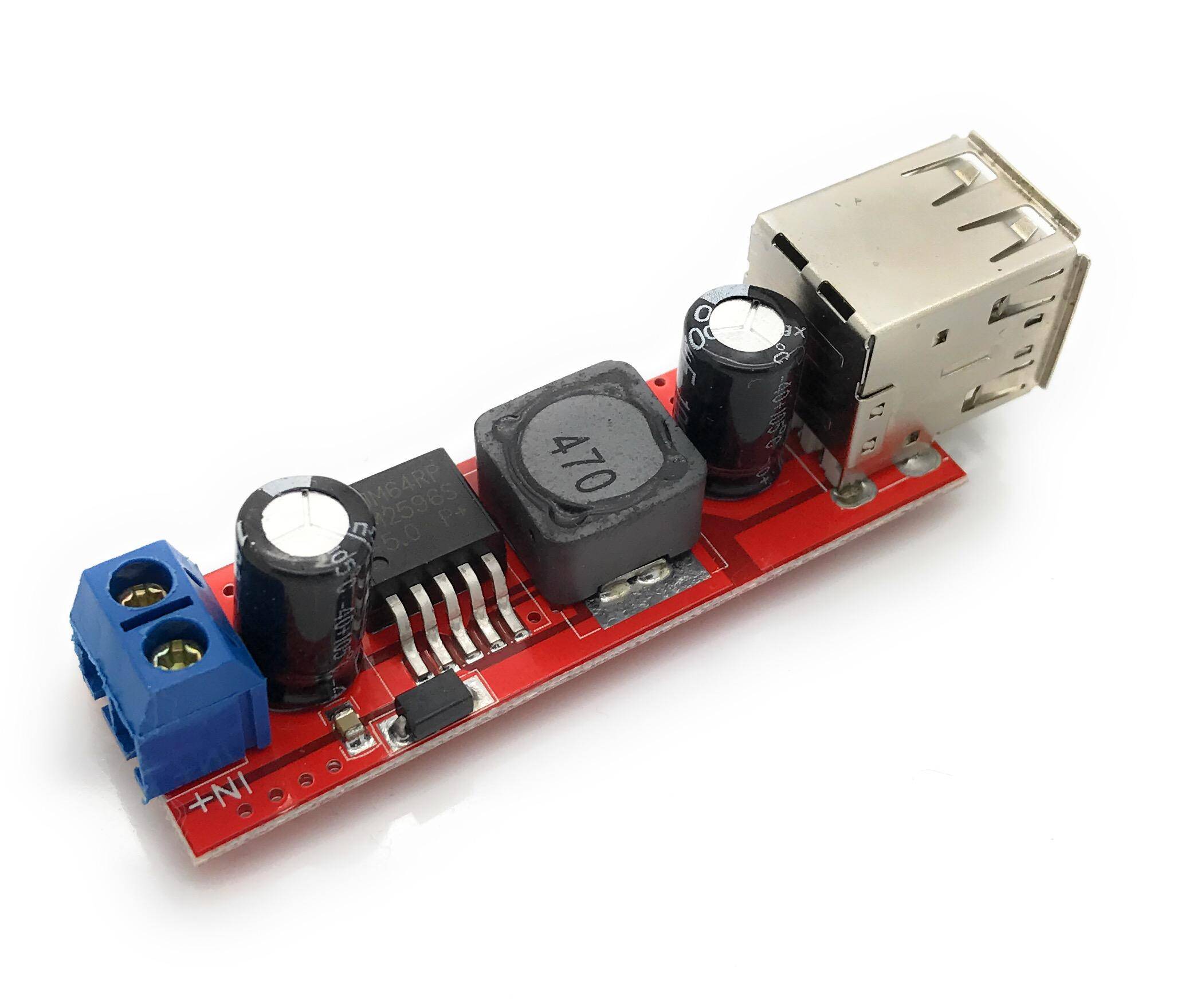 2 x Netzteilmodul 6 - 40V -> 5V / 3A mit 2x USB Ausgang