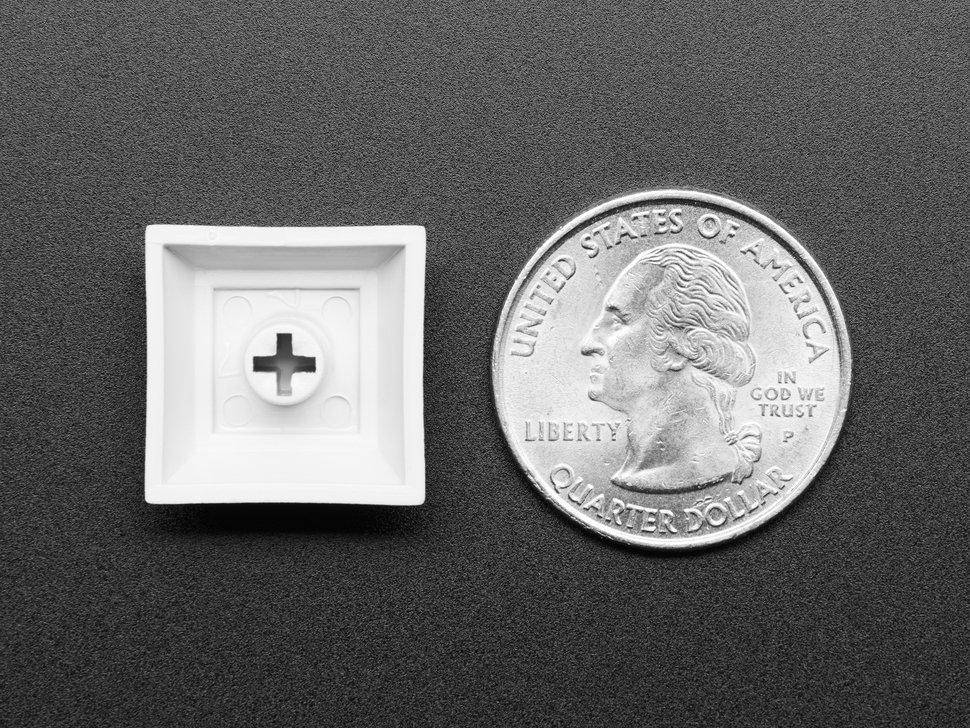 Hellgraue DSA Keycaps für MX-kompatible Schalter, 10er-Pack