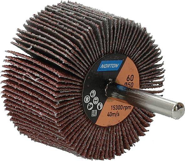 Fächerschleifer m.Schaft R207Plus 50x30x6 P60