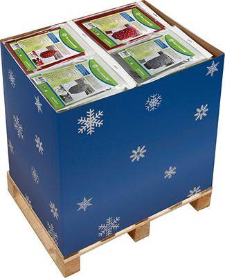 Hauben- u. WintervliesSternenmotiv FWDisplayBesch affungsartikel