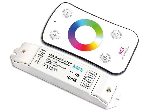 RGB LED-CONTROLLER MIT RF-FERNBEDIENUNG