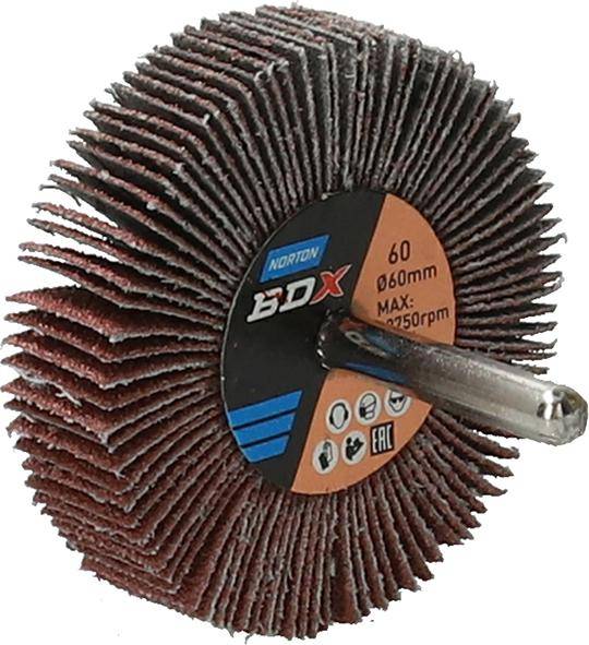 Fächerschleifer m.Schaft R207Plus 60x15x6 P60