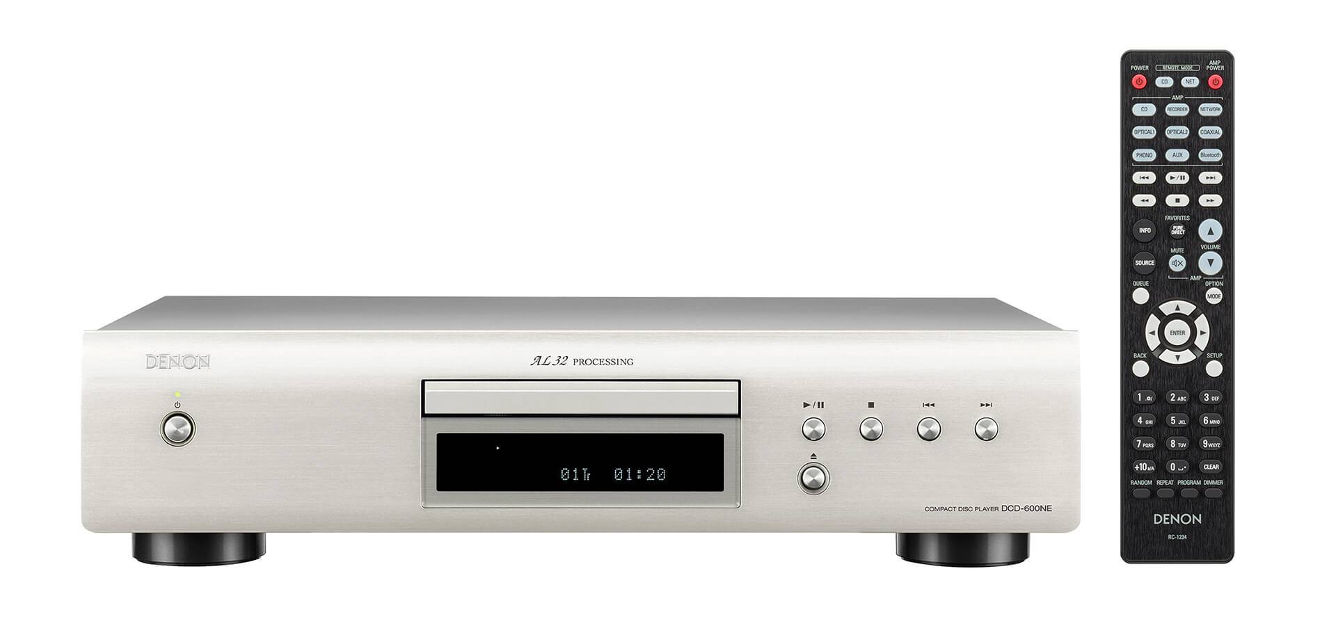 Denon DCD600NESPE2 CD-Player Silber