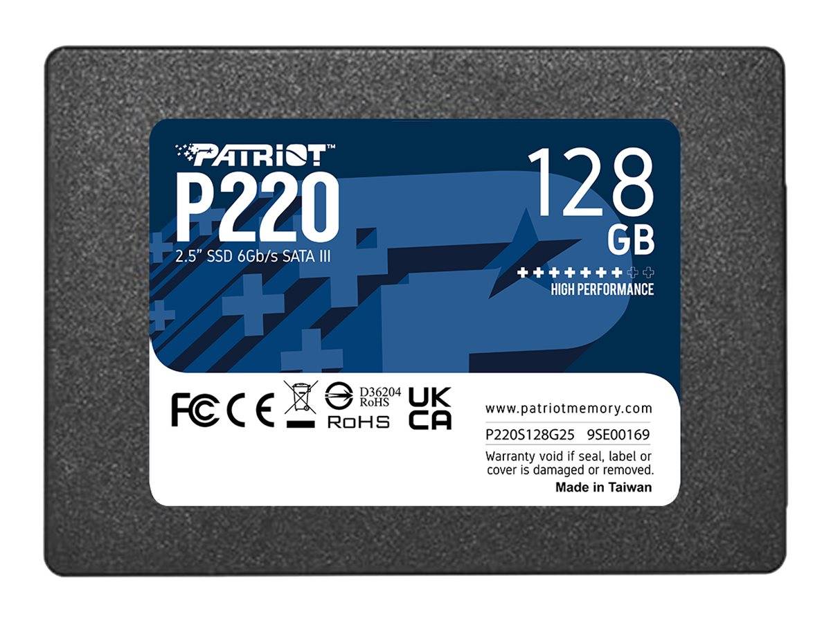 Patriot P220 - SSD - 128 GB - intern - 2.5"" (6.4 cm)