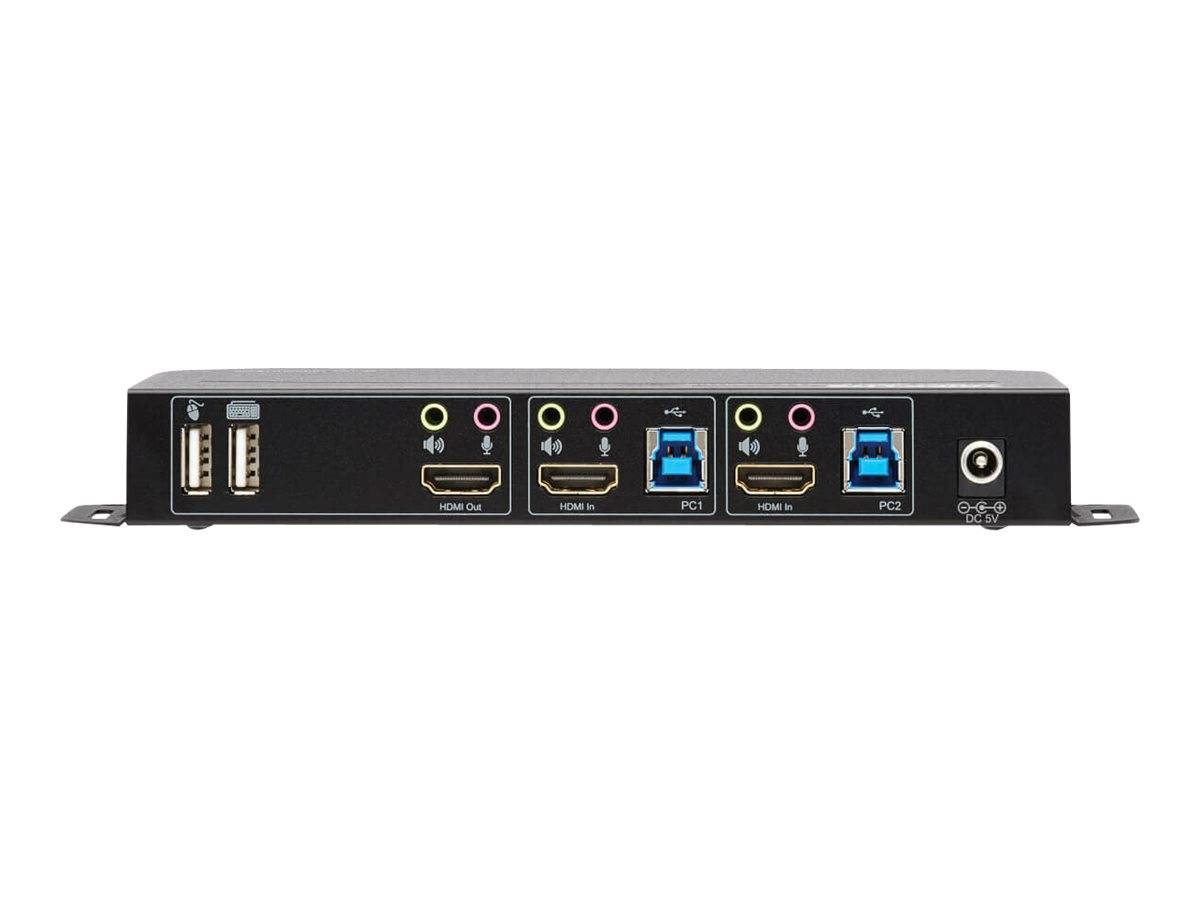 TRIPP - Eaton Tripp Lite series HDMI KVM, 2-Port 4K 60Hz 4:4:4, HDR, HDCP 2.2 Support, IR Remote and USB Cables