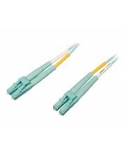 Tripp Eaton Lite Series 100G Duplex Multimode 50/125 OM4 LSZH Fiber Optic Cable LC/LC Aqua 15 m Patch-Kabel LC Multi-Mode M zu M 15.2 m Glasfaser