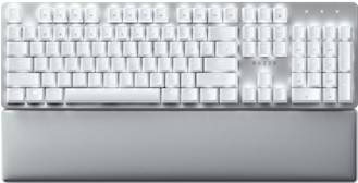 Razer Pro Type Ultra Tastatur USB + RF Wireless + Bluetooth QWERTY US Englisch Silber