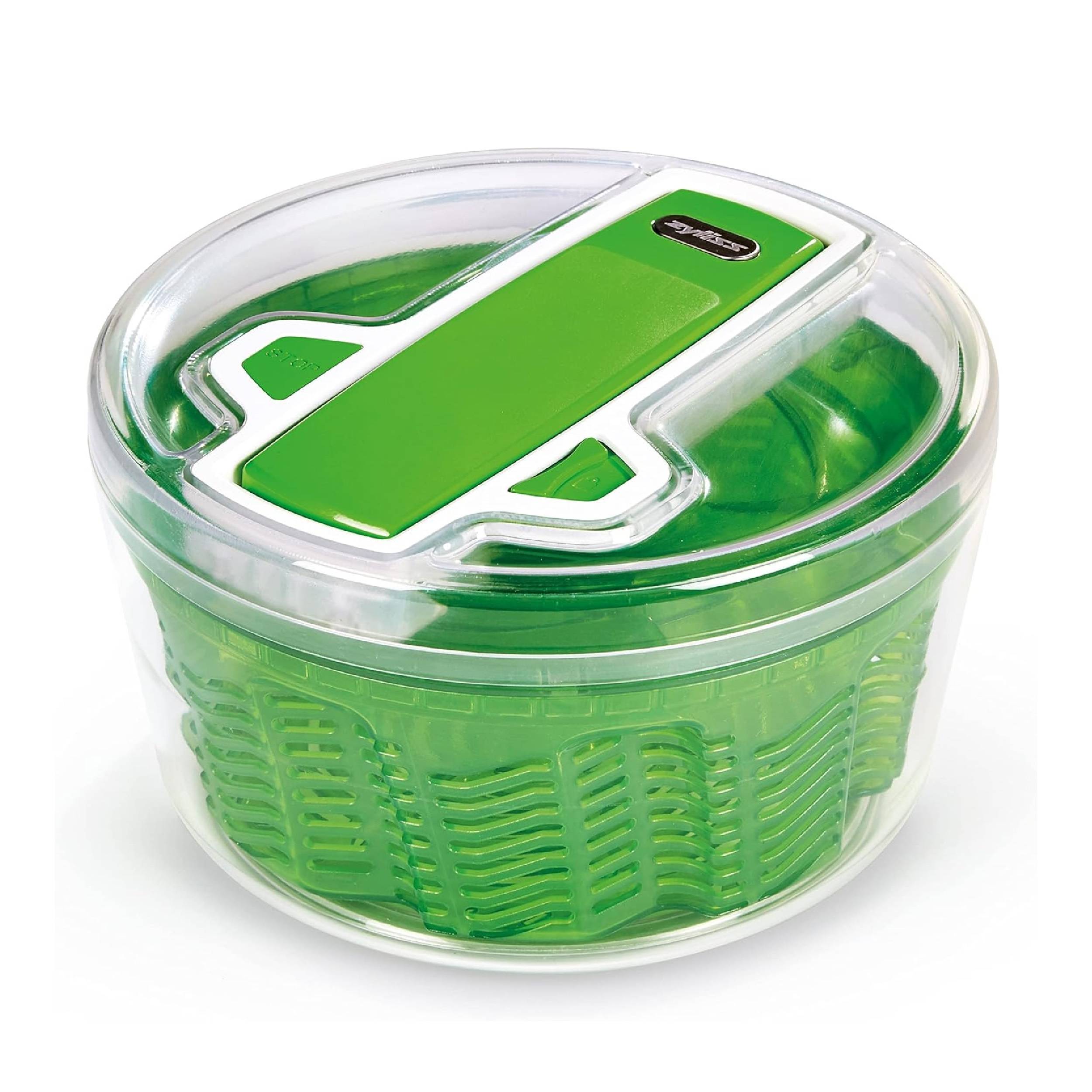 Zyliss | Swift Dry Salatschleuder | 6 Liter | Kunststoff | Grün | Salattrockner inklusive Salatschüssel | Aquavent Technologie