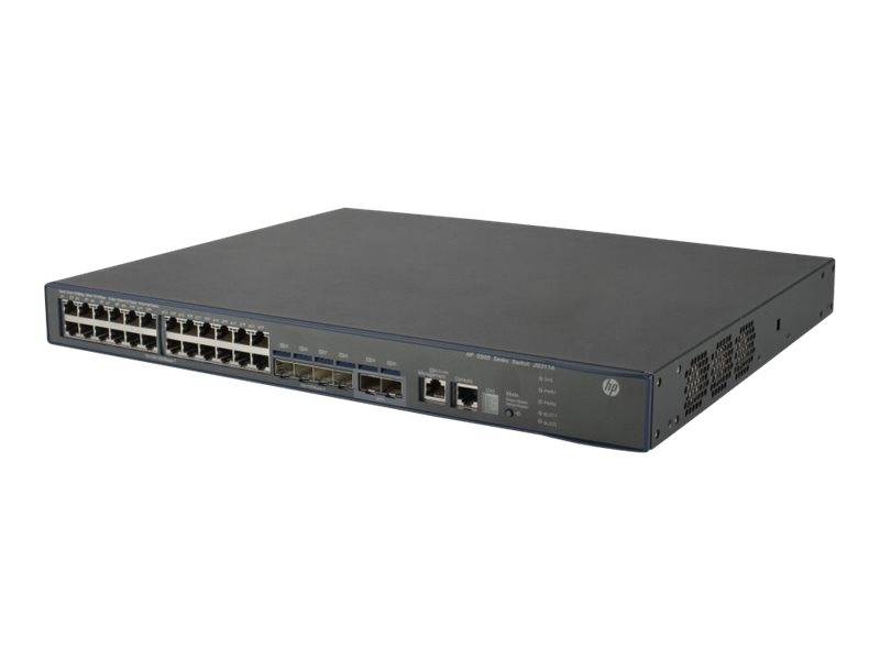 HPE 5500-24G-4SFP HI Switch with 2 interface Slots - Switch - managed - 24 x 10/