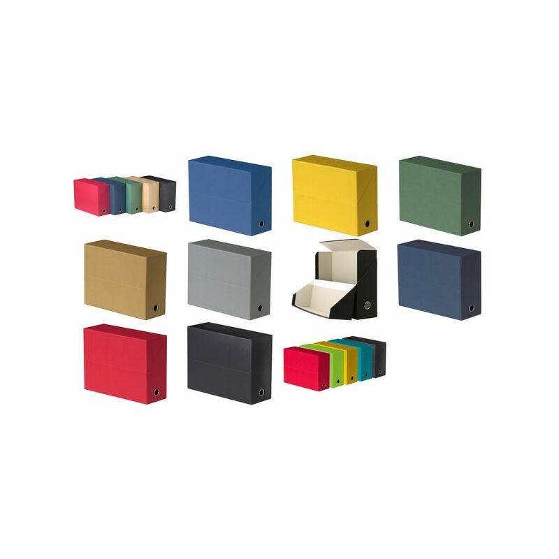 Oxford Dokumentenmappe, aus Wellpape, dunkelblau