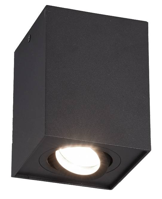 TRIO Deckenleuchte Biscuit 613000132 schwarz, GU10, max. 35W
