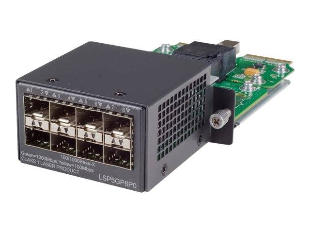 HPE 8-port SFP Module - Erweiterungsmodul - 8 Anschlüsse - für HPE 5500-24G-4SFP