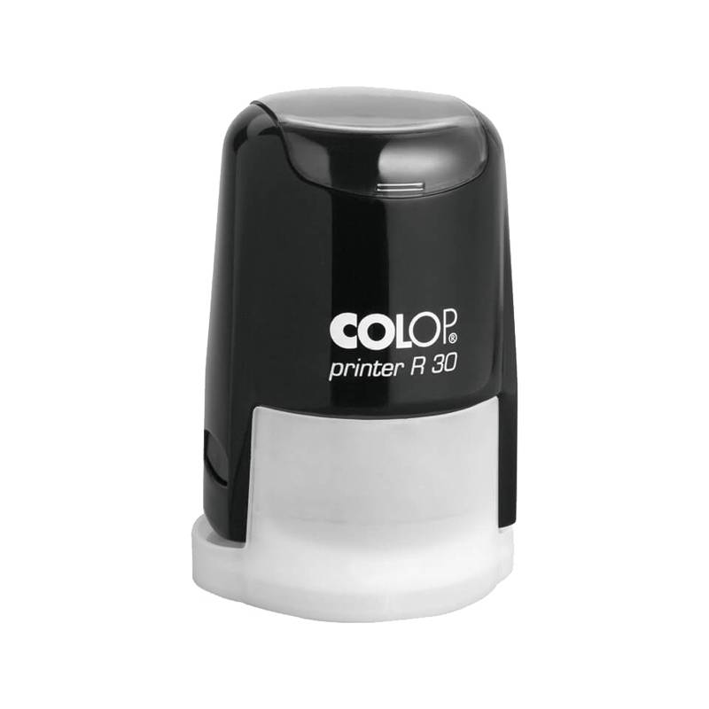 COLOP Textstempel Printer R30, rund, schwarz