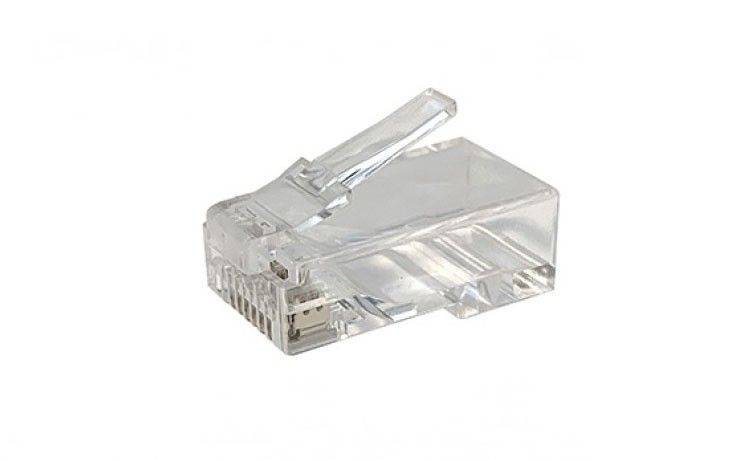 Danicom - RJ45 CAT 6 Netzwerkstecker– ungeschirmt - für flexible Kabel - 10 Stück
