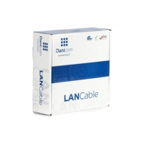Danicom - CAT6 Netzwerkkabel, U/UTP, AWG 24/7 (Flexibel), 100 Meter, Grau, CCA Danicom - CAT6 Netzwerkkabel, U/UTP, AWG 24/7 (Flexibel), 100 Meter, Grau, CCA