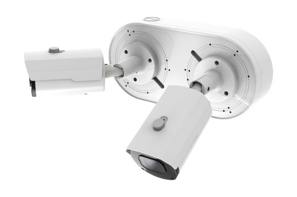 eneo AK-24, Kamera Anschlussbox Dual, für ausgewählte Bullet oder Fix Dome Kameras der IN-Serie