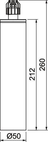 Das Bild zeigt vertikale Zahlen, '212' und '260', in zwei separaten Spalten auf einem weißen Hintergrund ausgerichtet.