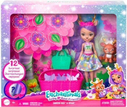 Enchantimals Baby Best Friends Danessa Deer und Sprint Puppe + Überraschungen