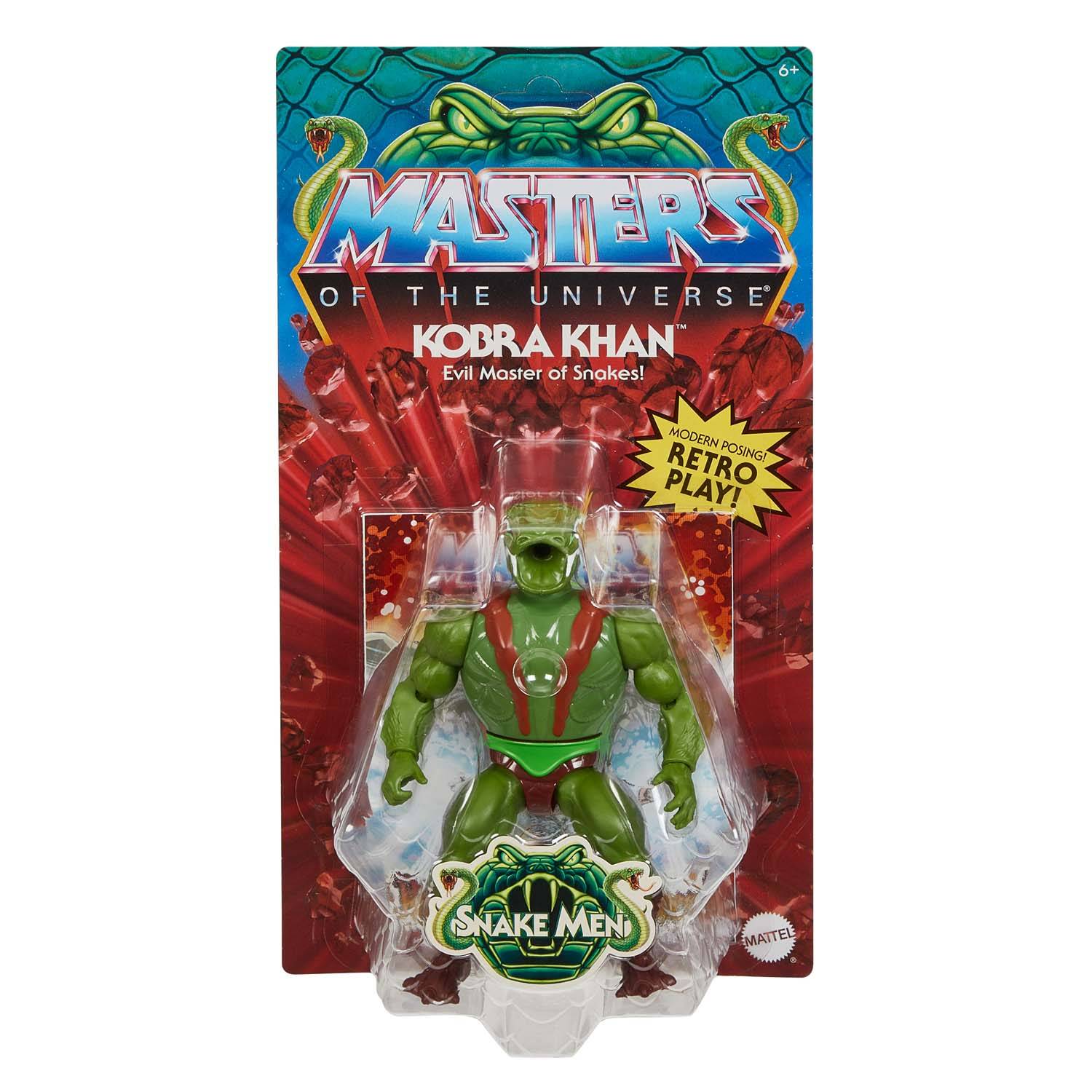 BESTELLUNG - EINZELN BESTELLBAR - Mattel GNN84; HKM65 - Masters of the Universe Origins Core Kobra Khan