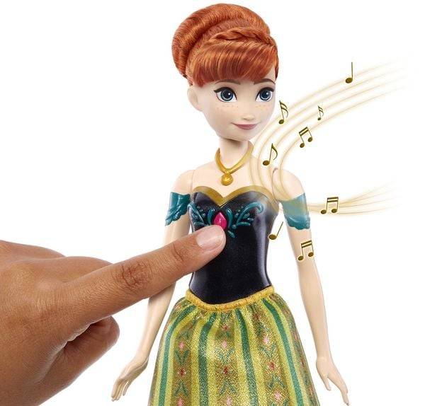 Mattel - Disneys Die Eiskönigin Anna, singende Puppe