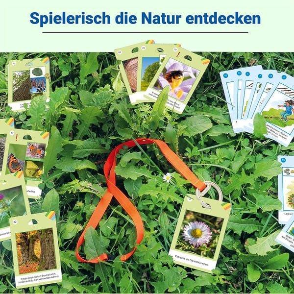 Ravensburger 25033 - Spielend Neues Lernen, Natur-Entdecker, Outdoor-Lernspiel, Bewegungsspiel